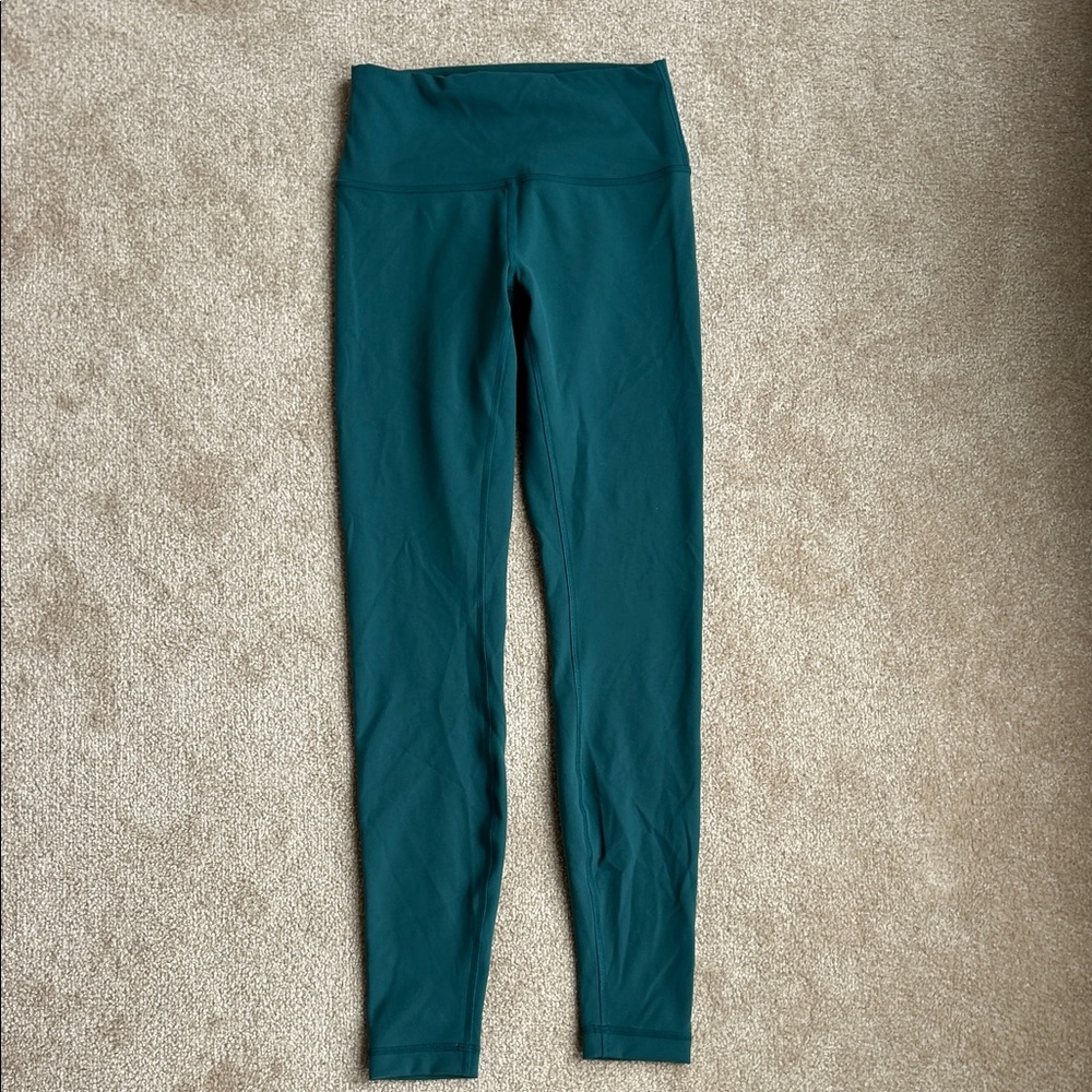 Teal High-Waisted Lululemon Align Leggings Womens 6